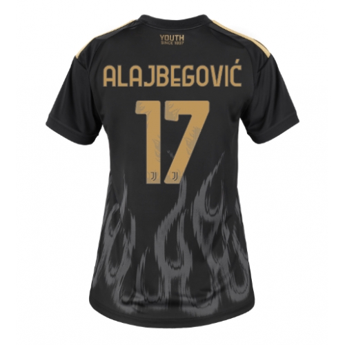 Juventus Kerim Alajbegovic #17 Maglia Gara Terza Repliche 2026-27 Donna Maniche Corte Juventus Kerim Alajbegovic #17 Maglia Gara Terza Repliche 2026-27 Donna Maniche Corte